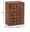 Royal sheesham luxury wooden bedside table India - Image 6