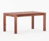 Classic Solid Sheesham Wood Dining Table Set with 6 Chairs - Image 3
