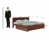 Contemporary Solid Wood Bed Royal Sheesham - Image 2