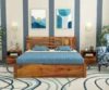 Designer Solid Sheesham Wood Bed Royal Sheesham - Image 7