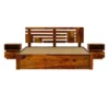 Designer Solid Sheesham Wood Bed Royal Sheesham - Image 2