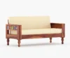 Royal Sheesham Premium Solid Sheesham Wood Tile Sofa - Image 6
