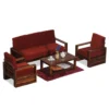 Royal sheesham solid sheesham wood sofa set for living room - Image 7