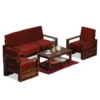 Royal sheesham solid sheesham wood sofa set for living room - Image 9