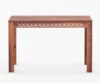 Royal sheesham space saving 4 seater round dining table - Image 4
