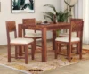 Royal sheesham space saving 4 seater round dining table