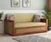 Royal sheesham wooden sofa bed latest design