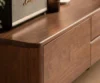 Traditional Solid Sheesham Wood TV Cabinet with Side Storage Units - Image 2