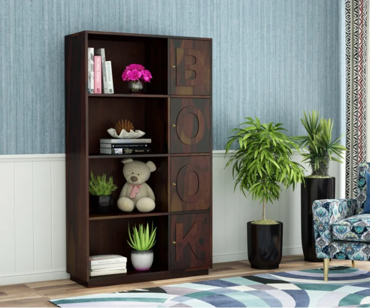 Royal Sheesham book shelves open design wooden