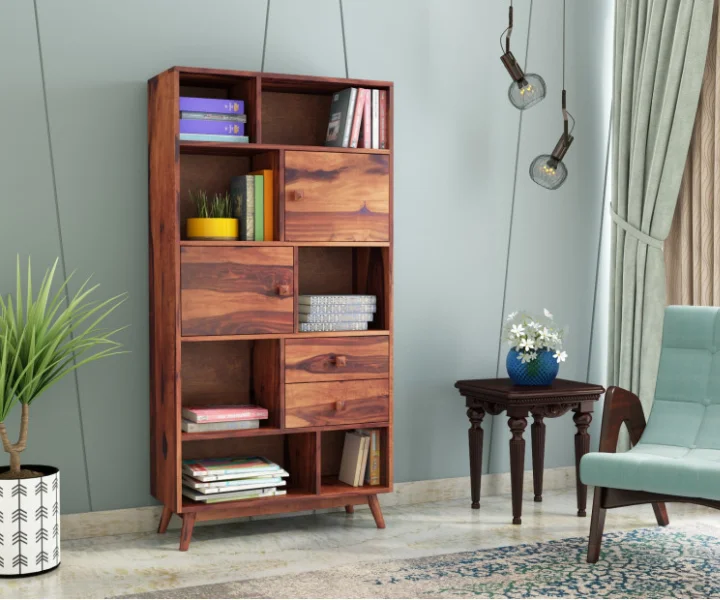 Modern book shelves for home decor Royal Sheesham