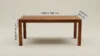 solid sheesham wood 4 seater dining table set with chairs - Image 9