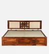 Akasya Solid Sheesham Wood Storage Beds - Image 10