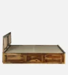Anisha Solid Wood Bed With Storage - Image 4