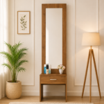 Ariana Sheesham Wood Dressing Table in Honey Finish