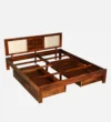 Kals Sheesham Wood Bed With Storage Drawers - Image 5