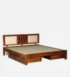 Kals Sheesham Wood Bed With Storage Drawers - Image 6