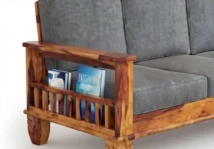 Solid Sheesham Wood Luxury Sofa Set for Living Room by Sarve Furniture