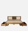 Nisha Sheesham Wood Bed With Storage Drawers - Image 8