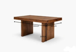 Royal  Solid Sheesham Wood 6 Seater Dining Table Set - Image 5