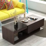Sang Large Coffee Table In Choco Walnut Finish