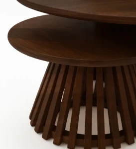 Sallar Mango Wood Nesting Coffee Table Set - Image 6