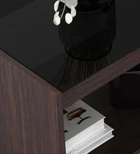 Sang Large Coffee Table In Choco Walnut Finish - Image 6