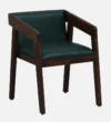Shiva Sheesham Wood Arm Chair In Provincial Teak Finish - Image 3