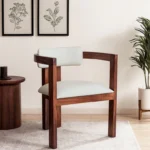 nel Luxury Solid Sheesham Wood Dining Chair