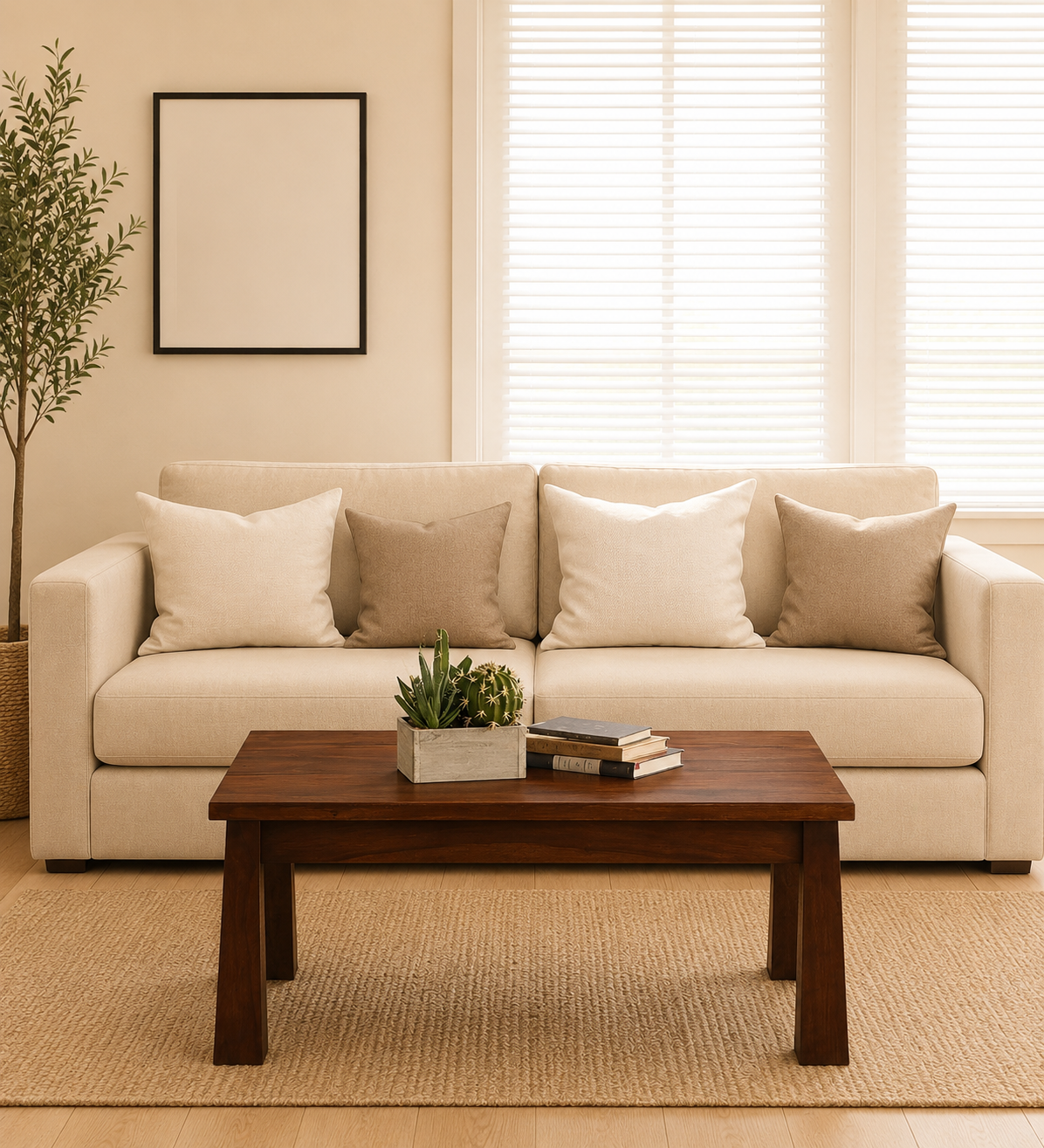 Bristol Premium Solid Wood Coffee Table with Functional Storage (1) Bristol Premium Solid Wood Coffee Table with Functional Storage - Image 1