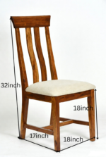Maharaja Circle Solid Sheesham Wood Luxury Round Dining Set - Image 7