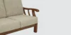 Oxford Heritage Sheesham Wood 3 Seater Sofa in Walnut Finish - Image 2