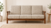 Oxford Heritage Sheesham Wood 3 Seater Sofa in Walnut Finish