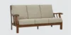 Oxford Heritage Sheesham Wood 3 Seater Sofa in Walnut Finish - Image 7