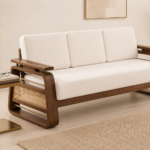 Valencia Premium Sheesham Wood Sofa for Living Room Spaces