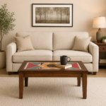 Zienna Fluted Storage Coffee Table in Premium Sheesham Wood Finish