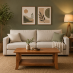 Rustic Charm Handcrafted Wooden Centerpiece Table