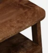 Hartley Acacia Wood Coffee Table in Rustic Brown Finish - Image 5