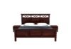 Liverno Minimalist Solid Sheesham Wood Platform Bed - Image 2