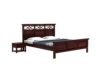 Liverno Minimalist Solid Sheesham Wood Platform Bed - Image 3