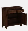 Norvik Modern Solid Sheesham Wood Console Storage Cabinet - Image 5