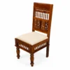Ravello Solid Sheesham Wood Contemporary 6 Seater Dining Set - Image 5