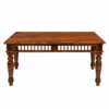 Ravello Solid Sheesham Wood Contemporary 6 Seater Dining Set - Image 7