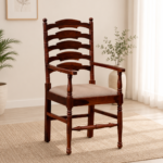 Valewood Modern Solid Sheesham Wood Dining Chair with Elegant Wooden Frame