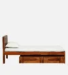 Vintira Premium Sheesham Wood Single Bed with Strong Base in Natural Shade for Home - Image 5